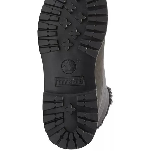 Timberland Premium 6 IN Warm Lined Black Ankle Boots Bootie Shoes Flats 8.5 NEW - Picture 4 of 8